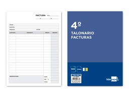[T116   IGIC] TALONARIO LIDERPAPEL FACTURAS CUARTO ORIGINAL T116 CON I.G.I.C.