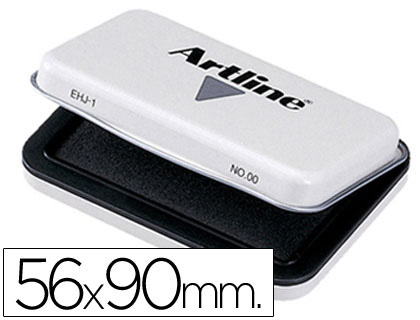 [0 N] TAMPON ARTLINE Nº0 NEGRO 56X90 MM