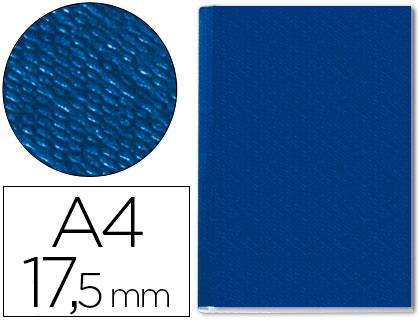 [73940035] TAPA DE ENCUADERNACION CHANNEL RIGIDA 73940035 AZUL LOMO 17,5 MM CAPACIDAD 175 HOJAS
