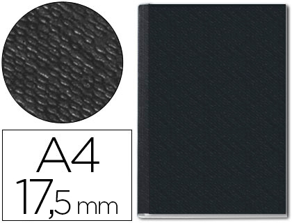 [73940095] TAPA DE ENCUADERNACION CHANNEL RIGIDA 73940095 NEGRO LOMO 17,5 MM CAPACIDAD 175 HOJAS