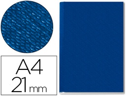 [73950035] TAPA DE ENCUADERNACION CHANNEL RIGIDA 73950035 AZUL LOMO 21 MM CAPACIDAD 210 HOJAS