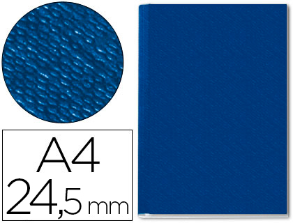 [73960035] TAPA DE ENCUADERNACION CHANNEL RIGIDA 73960035 AZUL LOMO 24,5MM CAPACIDAD 245 HOJAS