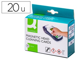 [KF17105B] TARJETA LIMPIADORA Q-CONNECT DE BANDA MAGNETICA CAJA DE 20 UNIDADES