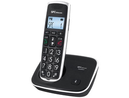 [7608N] TELEFONO INALAMBRICO SPC TELECOM 7608N TECLAS DIGITOS Y PANTALLA EXTRA GRANDES COMPATIBLE AUDIFONOS