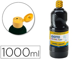 [F535524] TEMPERA LIQUIDA GIOTTO ESCOLAR LAVABLE 1000 ML NEGRA