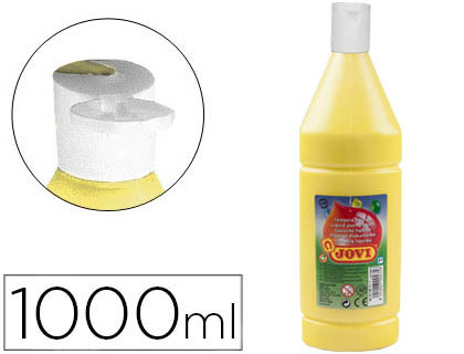 [51102] TEMPERA LIQUIDA JOVI ESCOLAR 1000 ML AMARILLO CLARO