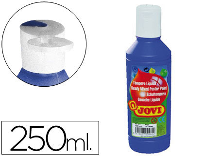 [50224] TEMPERA LIQUIDA JOVI ESCOLAR 250 ML AZUL ULTRAMAR