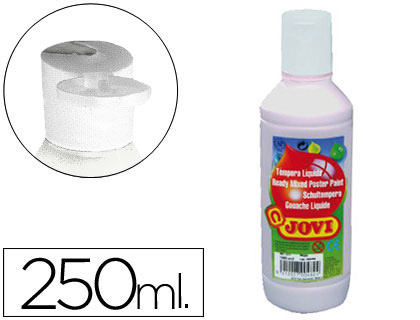 [50201] TEMPERA LIQUIDA JOVI ESCOLAR 250 ML BLANCO