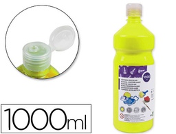 [TP23] TEMPERA LIQUIDA LIDERPAPEL ESCOLAR 1000 ML AMARILLO LIMON