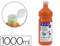 [TP25] TEMPERA LIQUIDA LIDERPAPEL ESCOLAR 1000 ML NARANJA