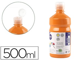 [TP05] TEMPERA LIQUIDA LIDERPAPEL ESCOLAR 500 ML NARANJA