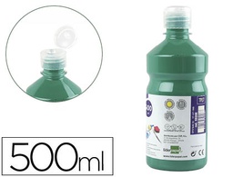 [TP17] TEMPERA LIQUIDA LIDERPAPEL ESCOLAR 500 ML VERDE OSCURO