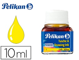 [201541] TINTA CHINA PELIKAN AMARILLO N.5 FRASCO 10 ML