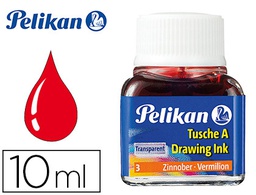 [201525] TINTA CHINA PELIKAN BERMELLON BOTE DE 10 ML