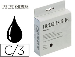 [R343N 45 ML] TINTA NUMERADOR NEGRA R343N 45 ML GRASA PARA SELLOS METALICOS PACK DE 3 UNIDADES