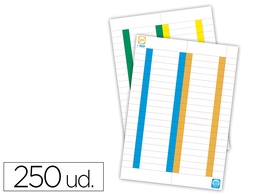 [400022782] TIRA DE PAPEL PARA VISORES PACK DE 250 ETIQUETAS
