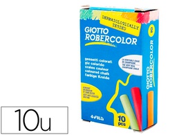 [F538900] TIZA COLOR ANTIPOLVO ROBERCOLOR -CAJA DE 10 UNIDADES