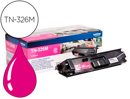 [TN326M] TONER BROTHER TN-326M HLL8250CDN / HLL8350CDW ALTA CAPACIDAD MAGENTA 3500 PAG