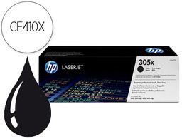 [CE410X] TONER HP 305X LASERJET PRO 300/ 400 CE410X NEGRO 4000 PAG