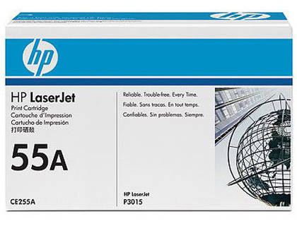 [CE255A] TONER HP 55A NEGRO -6000PAG- P3015X