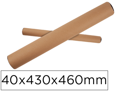 [13146] TUBO DE CARTON APLI PORTADOCUMENTOS TAPA PLASTICO 40X430X460 MM