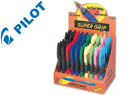 [NESG] BOLIGRAFO PILOT SUPER GRIP EXPOSITOR DE 60 UNIDADES