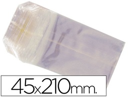 [BS45210SINSOLAPA] BOLSA CELOFAN 45X210 MM PAQUETE 100 UNIDADES