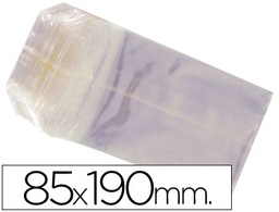[BS85190SINSOLAPA] BOLSA CELOFAN 85X190 MM PAQUETE 100 UNIDADES