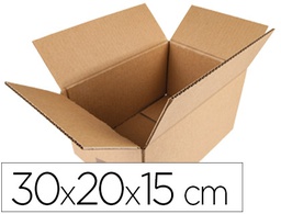 [KF26134] CAJA PARA EMBALAR Q-CONNECT AMERICANA MEDIDAS 300X200X150 MM ESPESOR CARTON 5 MM