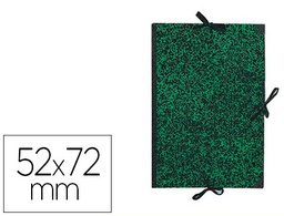 [C200003125] CARPETA DIBUJO CANSON CLASSIC 52X72 CM CON LAZOS MARMOL VERDE