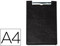 [460-NE] CARPETA SARO CON PINZA DIN A4 PLASTICO NEGRO