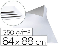 [CW01] CARTONCILLO BLANCO UNA CARA 350 GR - PAQUETE DE 1 KILO 5 HOJAS