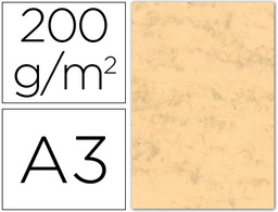 CARTULINA MARMOLEADA DIN A3 200 GR. OCRE PAQUETE DE 100 H