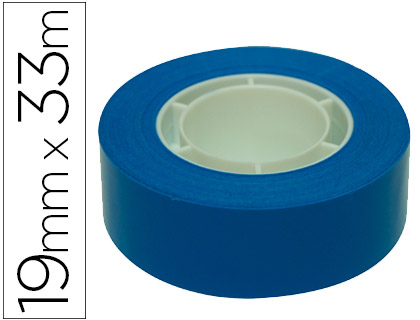 [12273] CINTA ADHESIVA APLI 33 MT X 19 MM COLOR AZUL