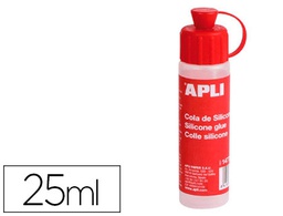 [14772] COLA DE SILICONA APLI PARA GOMA EVA BOTE DE 25 ML