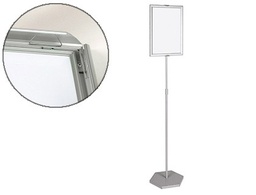 [SUP0402] EXPOSITOR DE PIE BI-OFFICE PARA FORMATOS A3 AJUSTABLE EN ALTURA 102 CM
