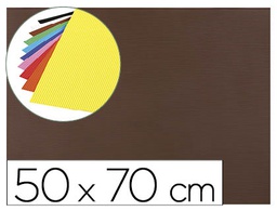 [GC07] GOMA EVA ONDULADA LIDERPAPEL 50X70CM 2,2MM DE ESPESOR MARRON