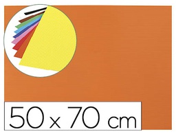 [GC03] GOMA EVA ONDULADA LIDERPAPEL 50X70CM 2,2MM DE ESPESOR NARANJA