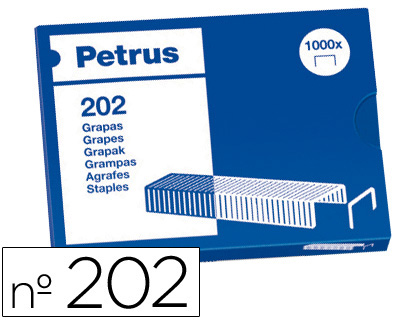 [55700] GRAPAS PETRUS BAMBINA Nº 202 CAJA DE 1000 UNIDADES