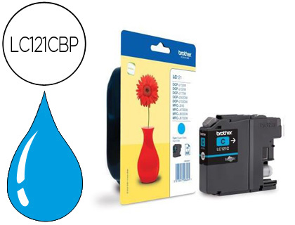 [LC121CBP] INK-JET BROTHER DCP-J132W/152W/552DW/752DW MFC-J470DW/650DW/870DW CIAN -300 PAG
