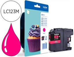 [LC123MBP] INK-JET BROTHER DCP-J132W/152W /552DW/752DW MFC-J740DW/650DW/870DW MFC-J4410DW/4510DW MAGENTA 600 PAG