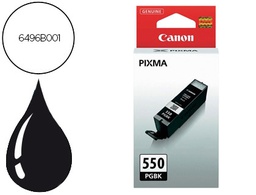 [6496B001] INK-JET CANON PGI-550 PIXMA MG 5450 / IP7250 / MG6350 NEGRO 15 ML