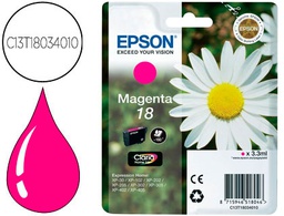 [C13T18034012] INK-JET EPSON T18 MAGENTA EXPRESSION HOME XP-102 XP-205 XP-305 XP-405 CAPACIIDAD 180 PAG