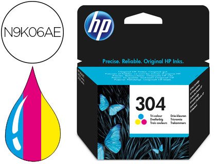 [N9K05AE] INK-JET HP N.304 DESKJET 3000 / 3720 / 3730 TRICOLOR 100 PAGINAS