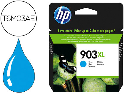 [T6M03AE] INK-JET HP 903XL OFFICEJET 6960 / 6970 CIAN 825 PAGINAS