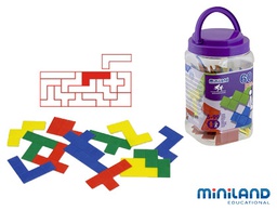 [95219] JUEGO DIDACTICO MINILAND PENTOMINOS DE COLORES