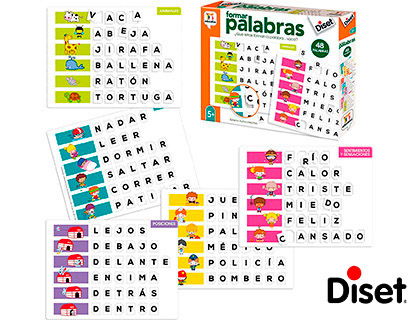[68952] JUEGO DISET DIDACTICO FORMAR PALABRAS