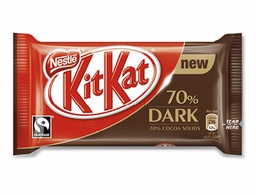 [12506164] KIT KAT NESTLE DARK 70% CACAO PAQUETE DE 4 BARRITAS