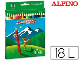 [AL010656] LAPICES DE COLORES ALPINO 656 C/ DE 18 COLORES LARGOS