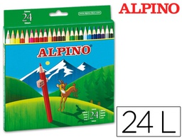 [AL010658] LAPICES DE COLORES ALPINO 658 C/ DE 24 COLORES LARGOS